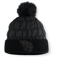 Cleveland Guardians Fanatics Nightcap Cuffed Knit Hat with Pom - Black - Fanatics on Sale