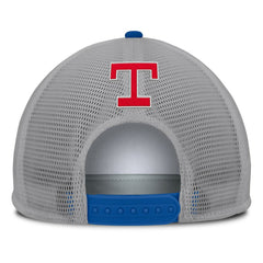 Texas Rangers Fanatics Cranked Foam Front Patch Trucker Adjustable Hat - Gray/White - Fanatics Lifestyle