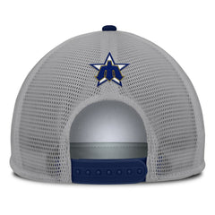 Seattle Mariners Fanatics Cranked Foam Front Patch Trucker Adjustable Hat - Gray/White - Fanatics on Sale