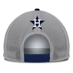 Houston Astros Fanatics Cranked Foam Front Patch Trucker Adjustable Hat - Gray/White - Fanatics Lifestyle