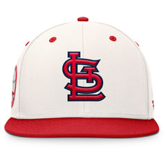 St. Louis Cardinals Fanatics Unit Fitted Hat - Cream/Red - Fanatics Online