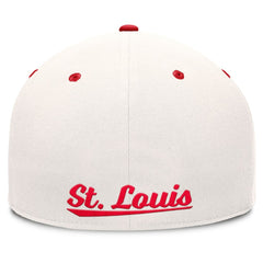 St. Louis Cardinals Fanatics Unit Fitted Hat - Cream/Red - Fanatics Online