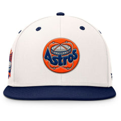 Houston Astros Fanatics Unit Fitted Hat - Cream/Navy - Fanatics on Sale
