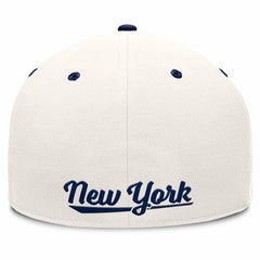 New York Yankees Fanatics Unit Fitted Hat - Cream/Navy - Fanatics Sale