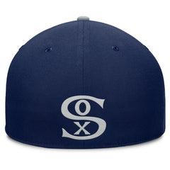 Chicago White Sox Fanatics Yard Fitted Hat - Navy/Gray - Fanatics Discount