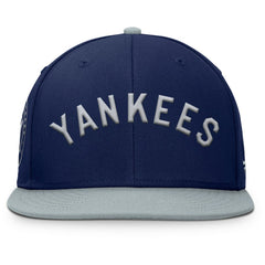 New York Yankees Fanatics Yard Fitted Hat - Navy/Gray - Fanatics on Sale