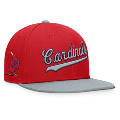 St. Louis Cardinals Fanatics Yard Fitted Hat - Red/Gray - Fanatics Lifestyle