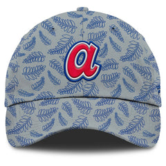 Atlanta Braves Fanatics Women's Cooperstown Collection Shift Adjustable Hat - Gray - Fanatics Lifestyle