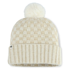 St. Louis Cardinals Fanatics Women's Matchstick Cuffed Knit Hat with Pom- Natural - Fanatics Lifestyle