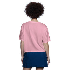 Baltimore Orioles Starter Women's Play the Ball Boxy Cropped T-Shirt - Pink - MLB Lifestyle