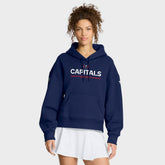 Washington Capitals Fanatics Women's Authentic Pro Primary Pullover Hoodie - Navy - NHL 202493009