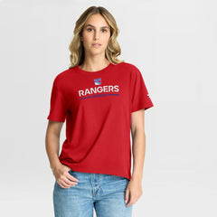 New York Rangers Fanatics Women's Authentic Pro Primary T-Shirt - Red - NHL 202493024