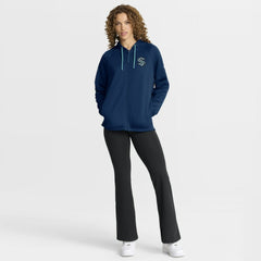 Seattle Kraken Fanatics Women's Authentic Pro Rink Raglan Full-Zip Hoodie - Deep Sea Blue - NHL 202493215