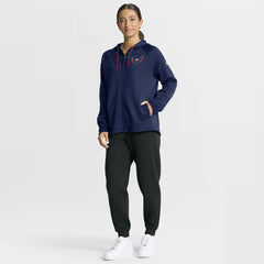 Washington Capitals Fanatics Women's Authentic Pro Rink Raglan Full-Zip Hoodie - Navy - NHL 202493226
