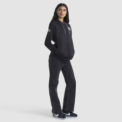 Los Angeles Kings Fanatics Women's Authentic Pro Rink Raglan Full-Zip Hoodie - Black - NHL 202493240