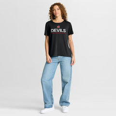New Jersey Devils Fanatics Women's Authentic Pro Rink Tech T-Shirt - Black - NHL 202493295