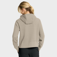 Colorado Avalanche Fanatics Women's Authentic Pro Road Tri-Blend Quarter-Zip Hoodie - Tan - NHL 202493430
