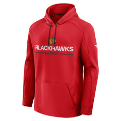 Chicago Blackhawks Fanatics Authentic Pro Rink Hoodie - Red - NHL 202493993