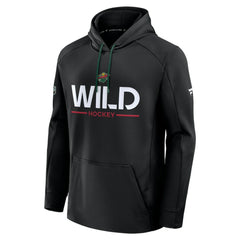 Minnesota Wild Fanatics Authentic Pro Rink Hoodie - Black - NHL 202494007