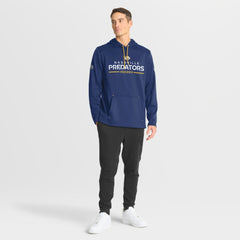 Nashville Predators Fanatics Authentic Pro Rink Hoodie - Navy - NHL 202494017