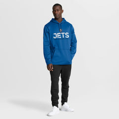 Winnipeg Jets Fanatics Authentic Pro Rink Hoodie - Blue - NHL 202494018