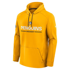 Pittsburgh Penguins Fanatics Authentic Pro Rink Hoodie - Gold - NHL 202494027