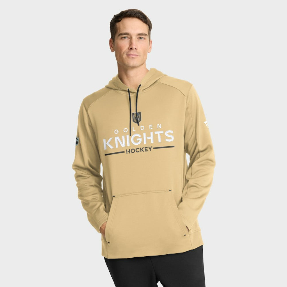 Vegas Golden Knights Fanatics Authentic Pro Rink Hoodie - Gold - NHL 202494044