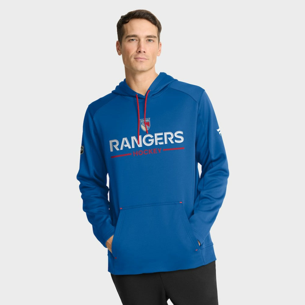 New York Rangers Fanatics Authentic Pro Rink Centennial Hoodie - Blue - NHL 202494048