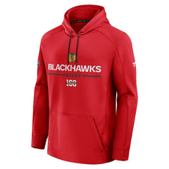 Chicago Blackhawks Fanatics Authentic Pro Centennial Rink Hoodie - Red - NHL 202494049