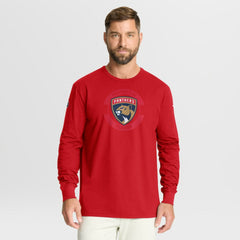 Florida Panthers Fanatics Authentic Pro Property Of Practice Long Sleeve T-Shirt - Red - NHL 202494476