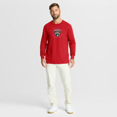 Florida Panthers Fanatics Authentic Pro Property Of Practice Long Sleeve T-Shirt - Red - NHL 202494476