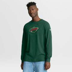 Minnesota Wild Fanatics Authentic Pro Property Of Practice Long Sleeve T-Shirt - Green - NHL 202494482