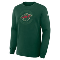 Minnesota Wild Fanatics Authentic Pro Property Of Practice Long Sleeve T-Shirt - Green - NHL 202494482