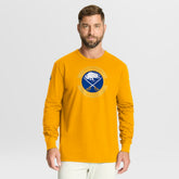 Buffalo Sabres Fanatics Authentic Pro Property Of Practice Long Sleeve T-Shirt - Gold - NHL 202494496