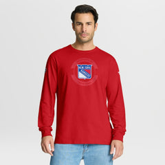 New York Rangers Fanatics Authentic Pro Property Of Practice Long Sleeve T-Shirt - Red - NHL 202494541