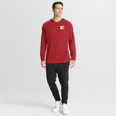 Calgary Flames Fanatics Authentic Pro Rink Hoodie - Red - NHL 202495237