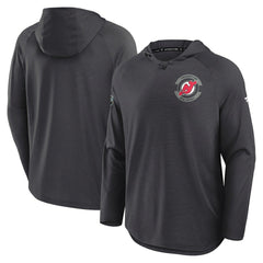 New Jersey Devils Fanatics Authentic Pro Rink Hoodie - Charcoal - NHL 202495244