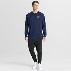 Columbus Blue Jackets Fanatics Authentic Pro Rink Hoodie - Navy - NHL 202495250