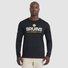 Boston Bruins Fanatics Authentic Pro Rink Tech Long Sleeve T-Shirt - Black - NHL 202495519