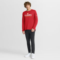 Calgary Flames Fanatics Authentic Pro Rink Tech Long Sleeve T-Shirt - Red - NHL 202495521