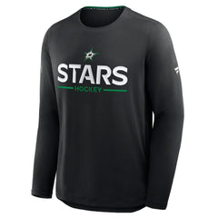 Dallas Stars Fanatics Authentic Pro Rink Tech Long Sleeve T-Shirt - Black - NHL 202495526