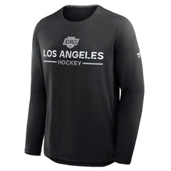 Los Angeles Kings Fanatics Authentic Pro Rink Tech Long Sleeve T-Shirt - Black - NHL 202495530