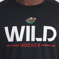 Minnesota Wild Fanatics Authentic Pro Rink Tech Long Sleeve T-Shirt - Black - NHL 202495531