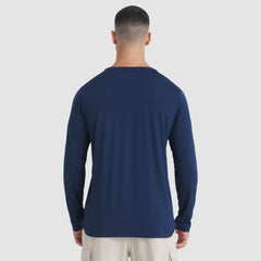 Montreal Canadiens Fanatics Authentic Pro Rink Tech Long Sleeve T-Shirt - Navy - NHL 202495532