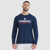 New York Rangers Fanatics Authentic Pro Rink Tech Long Sleeve T-Shirt - Navy - NHL 202495536