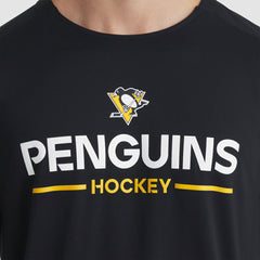 Pittsburgh Penguins Fanatics Authentic Pro Rink Tech Long Sleeve T-Shirt - Black - NHL 202495541