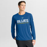 St. Louis Blues Fanatics Authentic Pro Rink Tech Long Sleeve T-Shirt - Blue - NHL 202495544