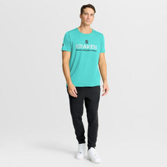 Seattle Kraken Fanatics Authentic Pro Rink Tech T-Shirt - Light Blue - NHL 202495583