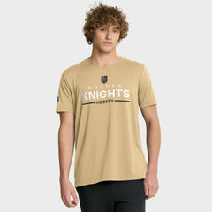 Vegas Golden Knights Fanatics Authentic Pro Rink Tech T-Shirt - Gold - NHL 202495599