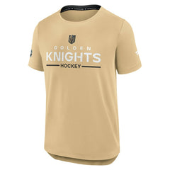 Vegas Golden Knights Fanatics Authentic Pro Rink Tech T-Shirt - Gold - NHL 202495599